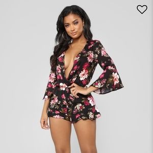 Fashion Nova Floral Romper